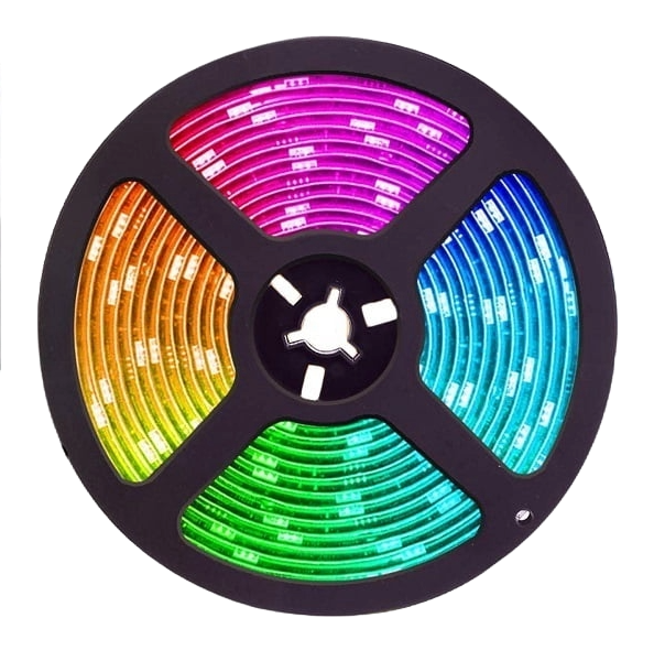 Aura LED Strip 24V RGBCW 18W 60L 12MM (10M/Roll, Dimmable, Dynamic Effects)