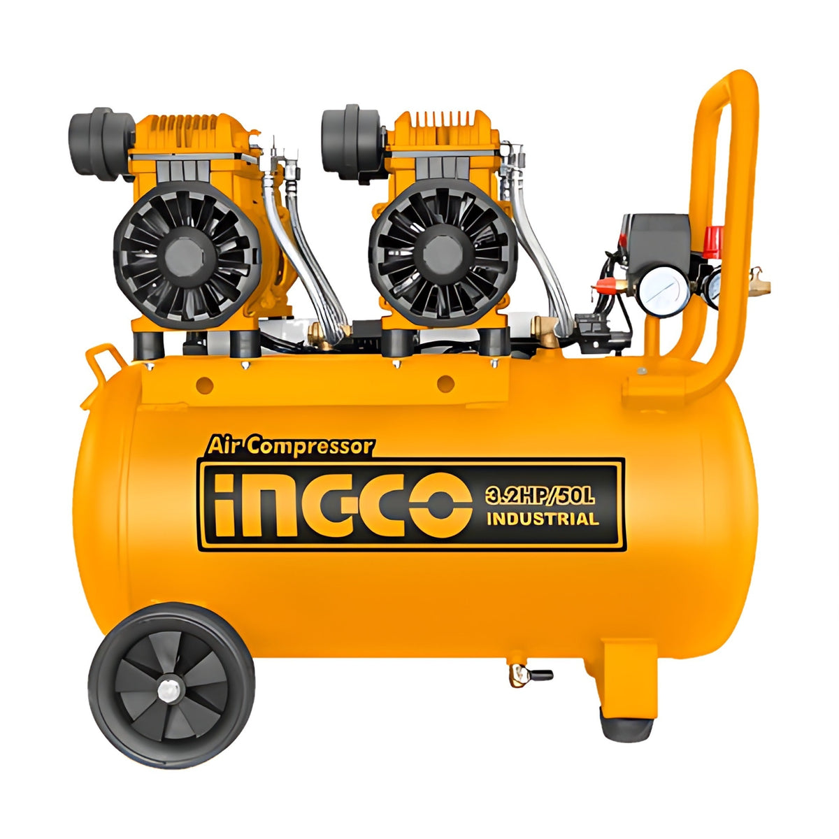 INGCO ACS224501 Silent Oil-Free Compressor 50L