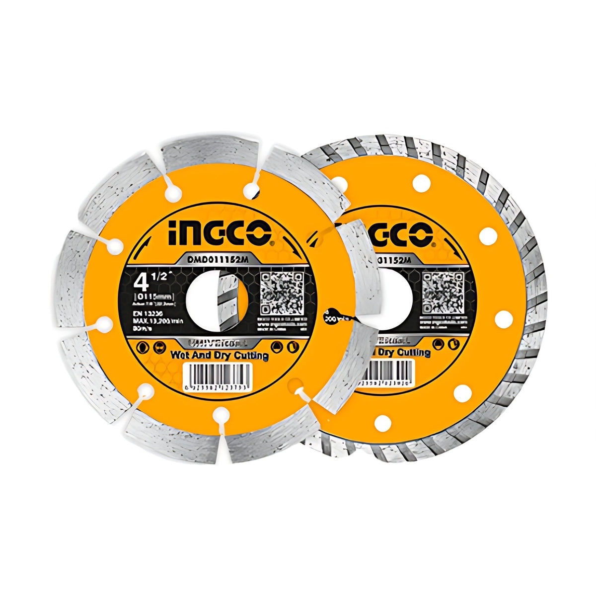 INGCO DMD301153 Diamond Disc Set 8 pcs 115 mm