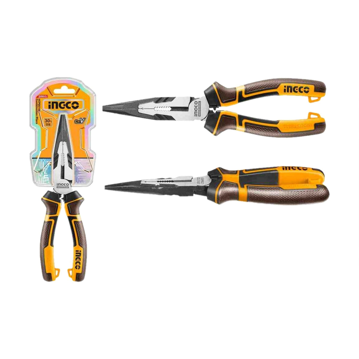 INGCO HHLNP28200 Long Nose Pliers 200mm