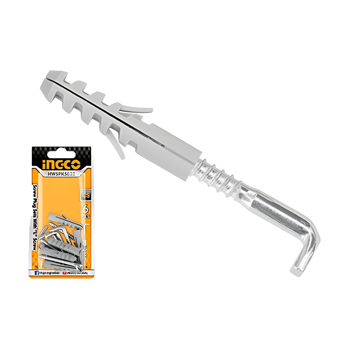 INGCO HWSPK5032 L-Hook Screws 5mm