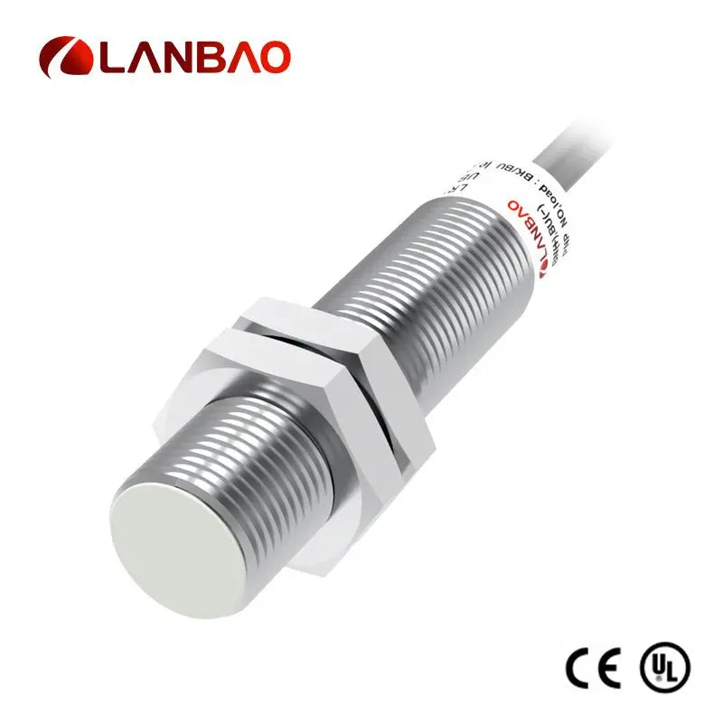 M12 inductive Proximity Sensor LR12XBN08DLOY DC 2Wires 10 - 30V NO or NC - Lanbao - Azar Group