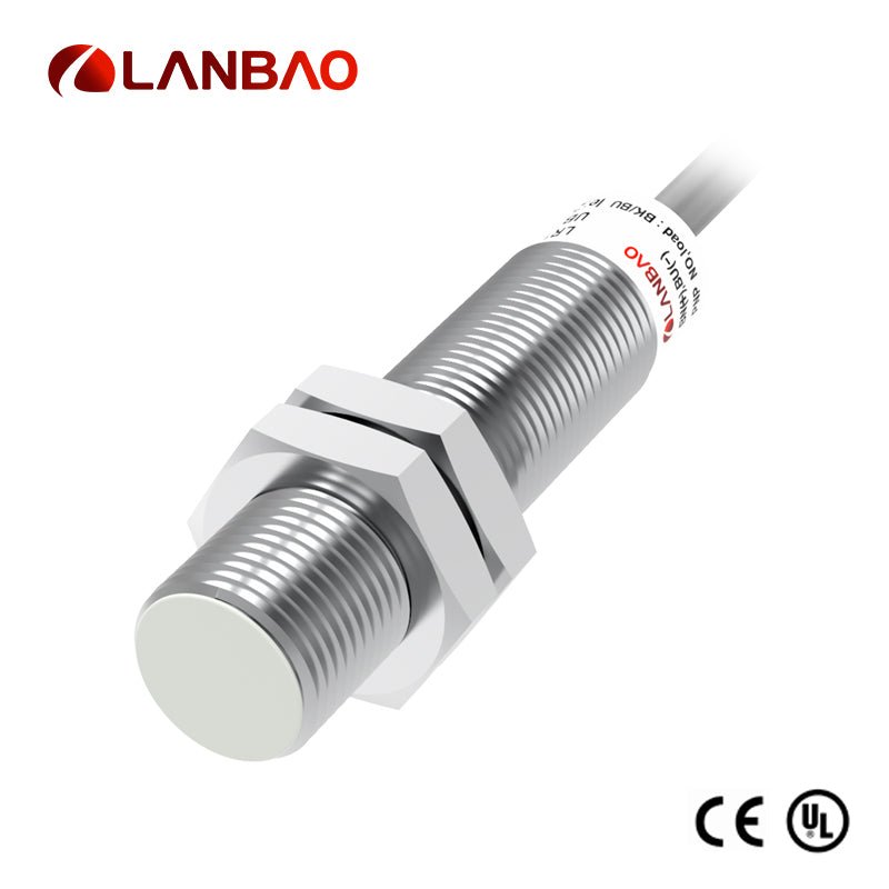 M12 inductive Proximity Sensor LR12XBN08DLOY DC 2Wires 10 - 30V NO or NC - Lanbao - Azar Group