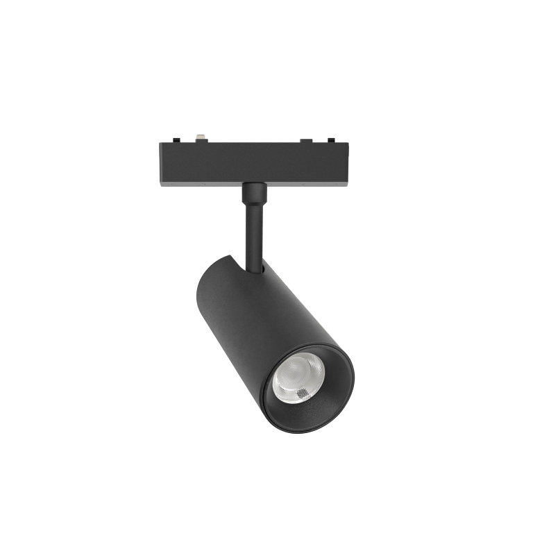 Track Spotlights T35 Black 4000K DC48V 24° 6W D35*L80mm - Magnetic Track LED Light - Aura Lighting - Azar Group