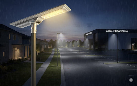 Superior Solar Street Light 500W 3000K Aura Lighting