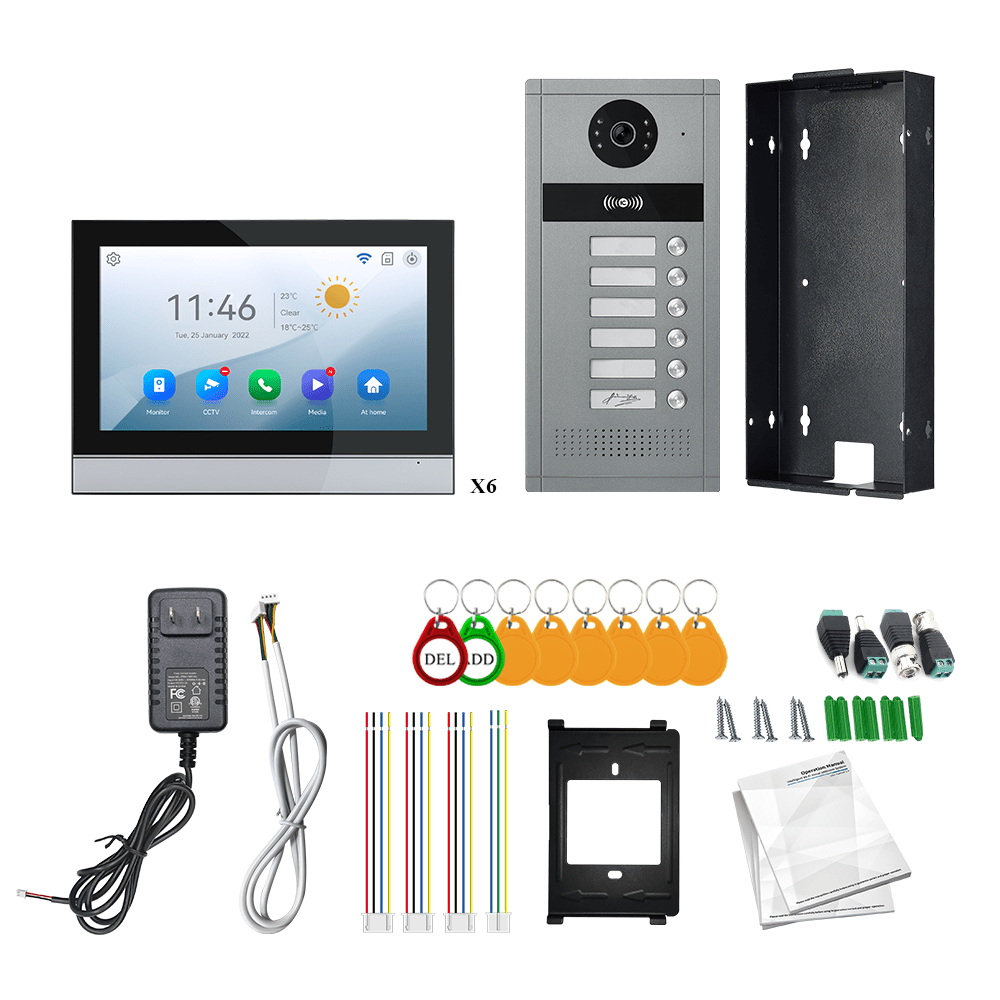 V.E.M. Video Doorphone Outdoor Station For 12 Apartments - Interphones - V.E.M. - Azar Group