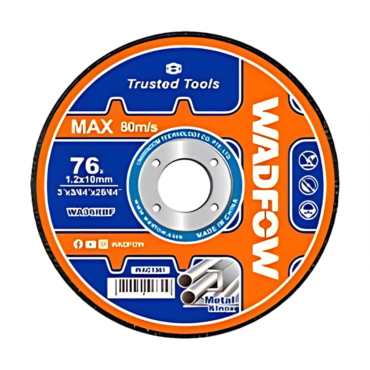 WADFOW WAC1361 Thin Cutting Disc 76x1.2mm