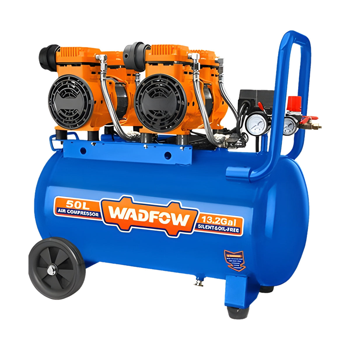 WADFOW WAP2A45 Twin Motor Silent Compressor 50L