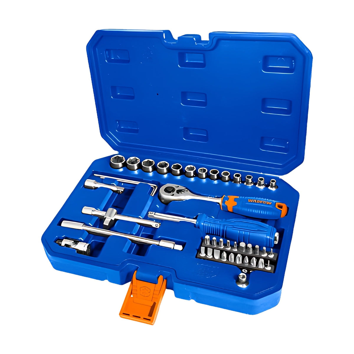 WADFOW WST4D45 Socket Set 1/4" 45 pcs