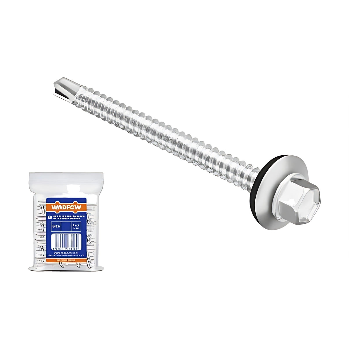 WADFOW WXS4915 Hex Self-Drilling Screws 6.3x50mm