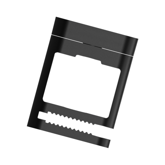 Woven Small Fixed Nodes Black L30*W11*H40 - Magnetic Track LED Light - Aura Lighting - Azar Group