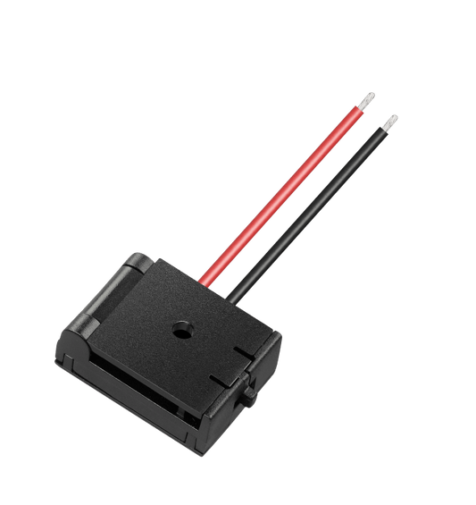 Woven Track Input Module Black L22*W30*H12 - Magnetic Track LED Light - Aura Lighting - Azar Group