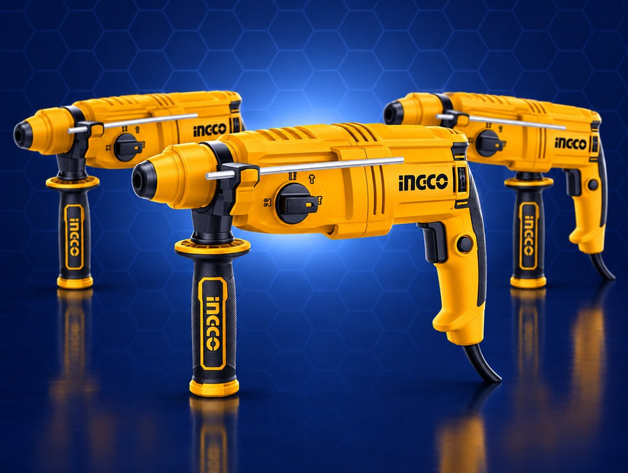 INGCO Rotary Hammer 800W SDS-Plus RGH9028 | مقدح برم وتكسير