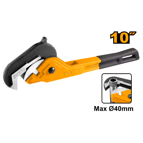INGCO HPW1410 Self-Adjusting Pipe Wrench 10in