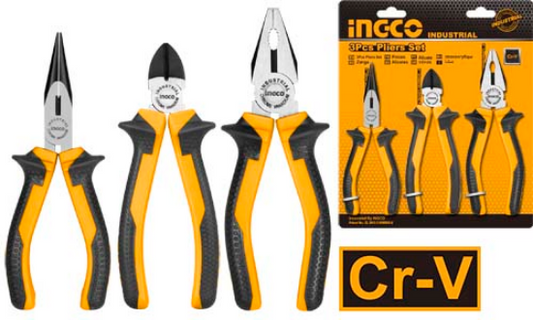 INGCO Pliers Set 3pcs Heavy Duty HKPS2831