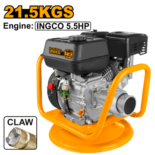 INGCO Petrol Concrete Vibrator 5.5HP Claw Coupling GVR-2