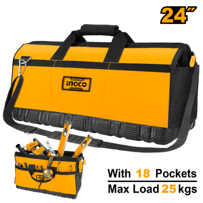 INGCO Canvas Tool Bag 24in 25kg HTBG04