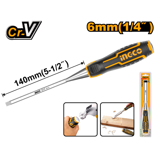 INGCO HWC0806 Wood Chisel 6mm
