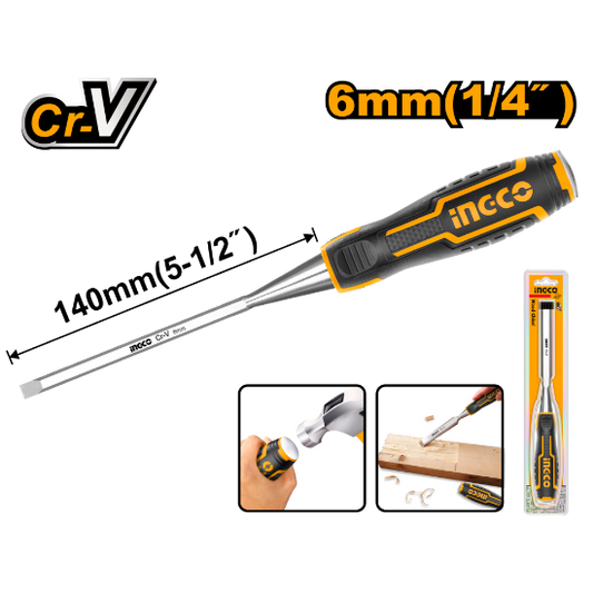 INGCO HWC0806 Wood Chisel 6mm