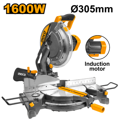 INGCO Miter Saw 1600W 305mm Induction Motor BMIS16002
