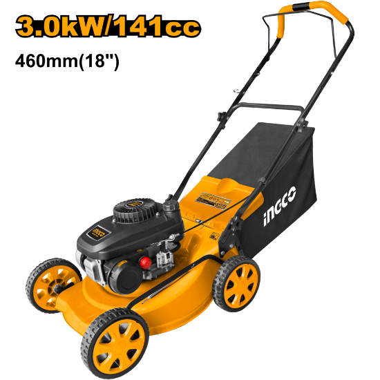 INGCO GLM141181 Petrol Lawn Mower 141cc 460mm