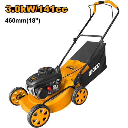 INGCO GLM141181 Petrol Lawn Mower 141cc 460mm