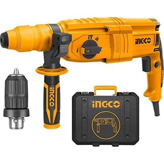 INGCO Rotary Hammer 800W SDS-Plus with Interchangeable Chuck RGH9018-2