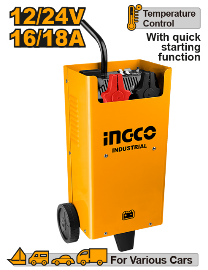 INGCO ING-CD2201 Battery Charger & Starter 12/24V