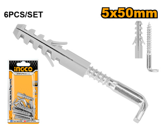 INGCO HWSPK5032 L-Hook Screws 5mm