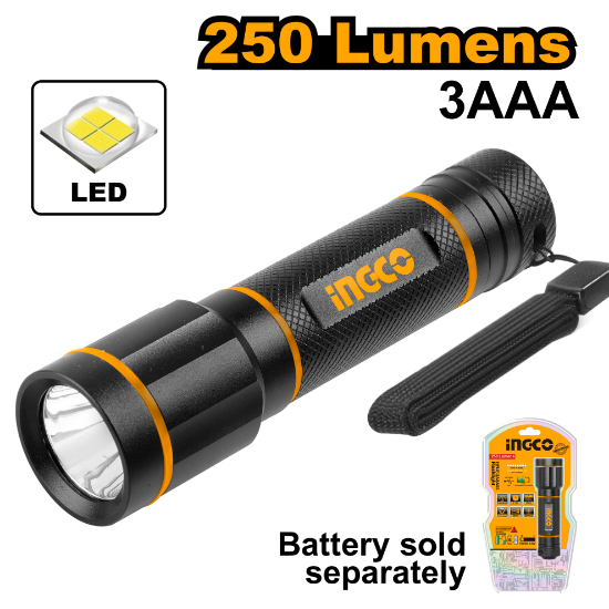INGCO LED Flashlight 3xAAA HFL013AAA58