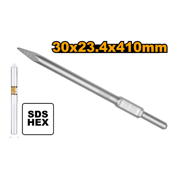 INGCO DBC0314101 | شوكة كومبرسور مدببة 30×400 مم