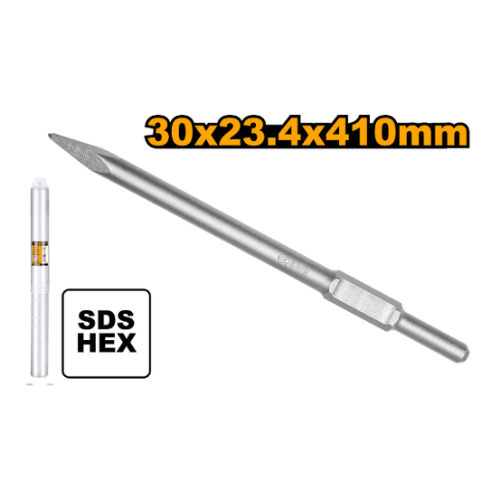 INGCO DBC0314101 | شوكة كومبرسور مدببة 30×400 مم