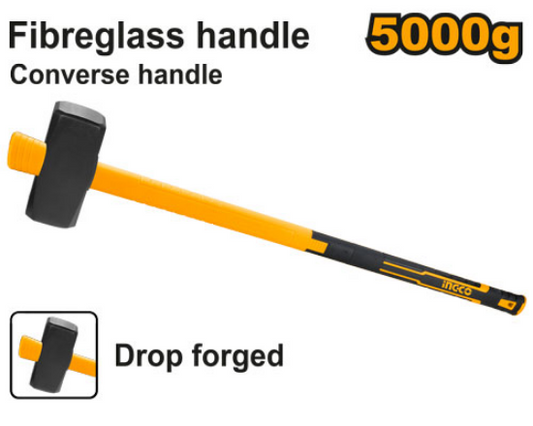INGCO Sledge Hammer 5kg Fiberglass Handle HSTH03058D