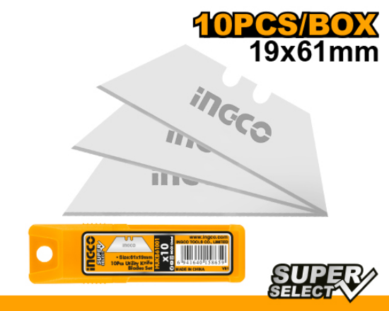 INGCO HUKB61001 Scraper Blades 61x19mm 10pcs