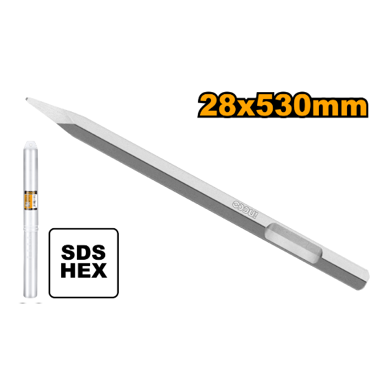 INGCO DBC0415301 | شوكة كومبرسور سداسية 28×530 مم