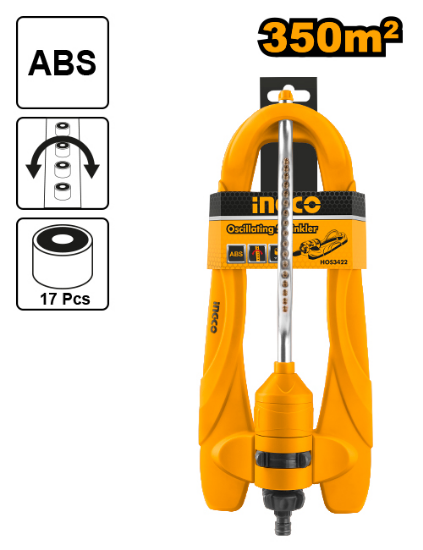 INGCO HOS3422 Oscillating Lawn Sprinkler