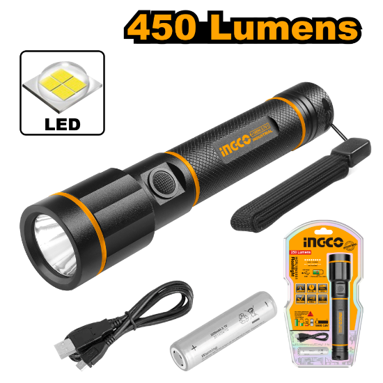 INGCO HCFL1865051 | فلاش لايت تشريج 450 لومن