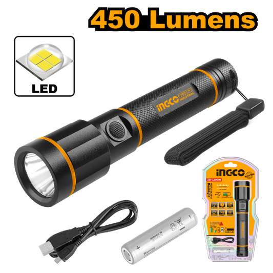 INGCO HCFL1865051 | فلاش لايت تشريج 450 لومن