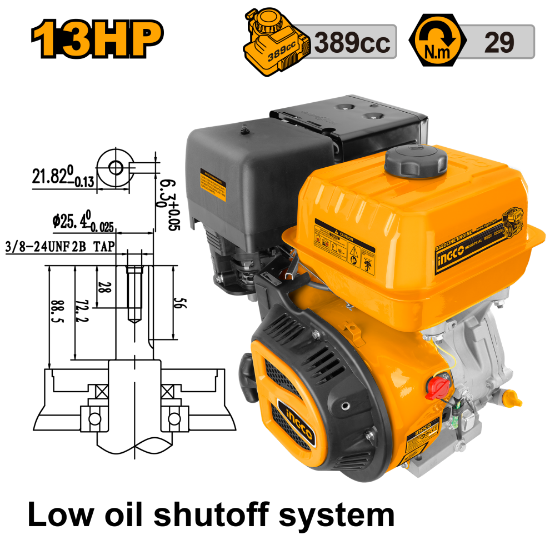 INGCO GEN1882 | موتور بنزين 13 حصان 389 سم3