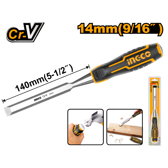 INGCO HWC0814 Wood Chisel 14mm Cr-V