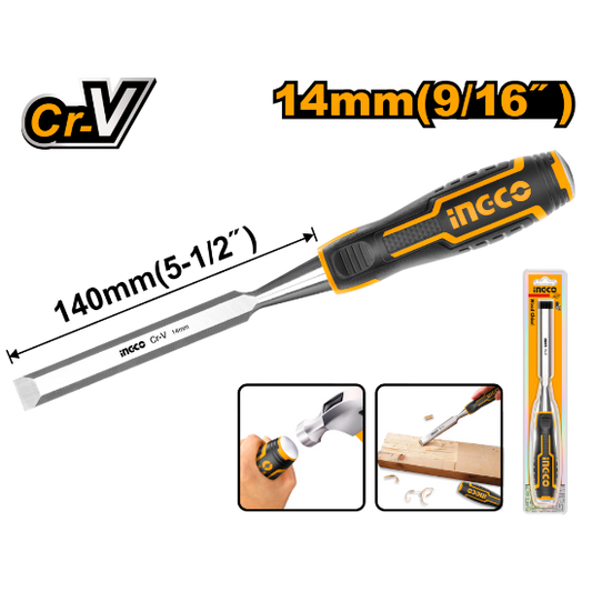 INGCO HWC0814 Wood Chisel 14mm Cr-V
