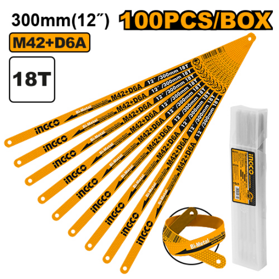 INGCO Hacksaw Blade 12in 300mm 18T M42 HSBB12186