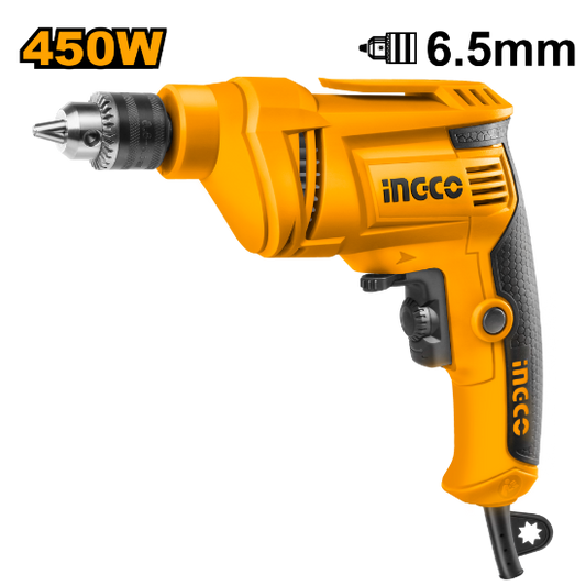 INGCO Electric Drill 450W 6.5mm ED4508