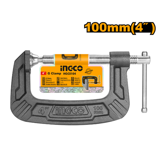 INGCO G Clamp 4in 100mm HGC0104