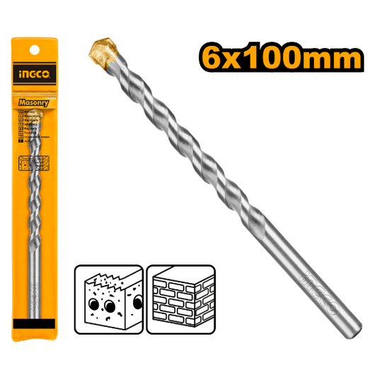 INGCO Masonry & Granite Drill Bit 6x100mm DBM111061