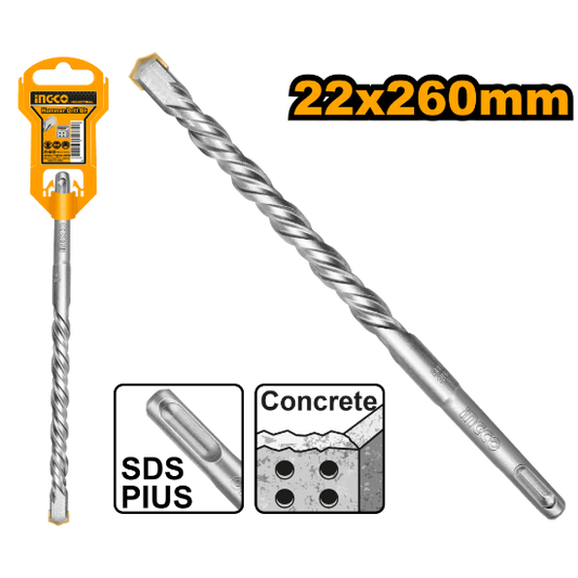 INGCO SDS-Plus Masonry Drill Bit 22x260mm DBH1212201