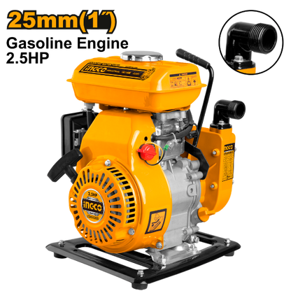 INGCO Petrol Water Pump 1in 2.5HP 100L/min GWP102
