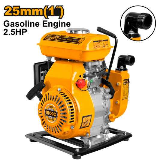 INGCO Petrol Water Pump 1in 2.5HP 100L/min GWP102