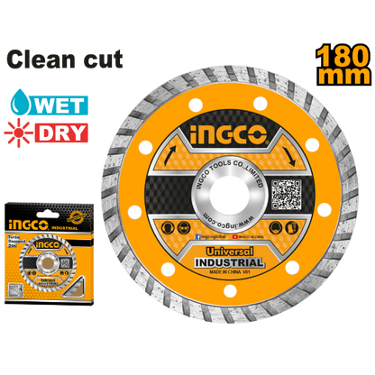 INGCO DMD031801 | ديسك غرانيت تيربو 180مم (علبة 10 قطع)