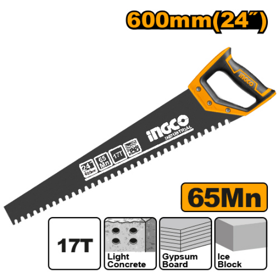 INGCO HCBS016001 | منشار كونكريت 600مم (24 إنش) - علبة 6 قطع